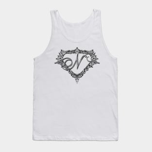 Steel Plated Diamond Shaped N Tank Top